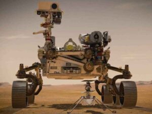 El explorador Perseverance recorre sus primeros metros en Marte