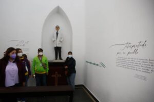Avanzan obras en la capilla del venerable de cara a su beatificación