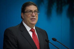 Bruno Rodríguez Parrilla. Canciller cubano. Foto de archivo.