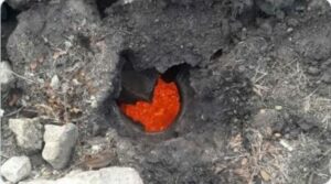 Descubrieron posible "fenómeno volcánico atenuado" debajo de un poste en Carabobo