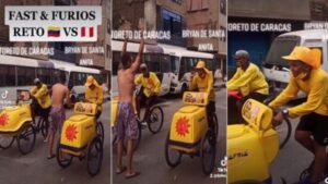 Heladero venezolano reta a un peruano a hacer una competencia de carrera al estilo 'Rápido y Furioso' en un video viral