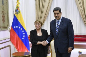 Maduro y Bachelet se reunieron para conversar sobre derechos humanos