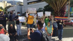 Militantes de partidos políticos se concentraron en la sede del PNUD por el Día Internacional de la Mujer (Fotos y video) - AlbertoNews