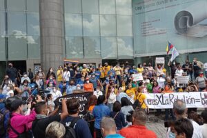 Mujeres protestaron en su día en Caracas para reclamar condiciones de vida