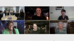 Reina Isabel tiene encuentro virtual con estudiantes en la semana de la Ciencia