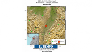 Temblor hoy en Colombia: reportan fuerte sismo en Antioquia - Medellín - Colombia