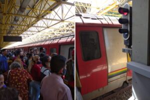 desalojaron tren sin tracción en la estación Caño Amarillo del Metro de Caracas este #1Mar