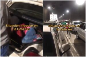 minutos de angustia vivieron personas atrapadas en túnel de El Paraíso tras tiroteo causado por banda de El Coqui (+Video)