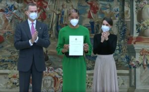 ¡Orgullo criollo!: Yulimar Rojas recibe Trofeo Comunidad Iberoamericana de los Reyes de España (Fotos y Video) - AlbertoNews