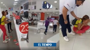 Cartagena: video de ataque de mujer a instalaciones de almacén Claro - Otras Ciudades - Colombia