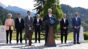 G7 calificó de «abominable crimen de guerra» el ataque al centro comercial ucraniano