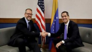 James Story se reunió con Guaidó en Caracas