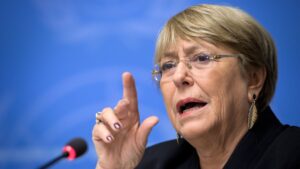 La alta comisionada Michelle Bachelet presentó informe escrito sobre Venezuela