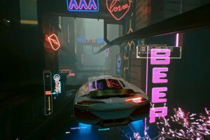 Los coches voladores en Cyberpunk 2077 hacen que Nigth City sea una película de Regreso al Futuro o Blade Runner