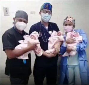Madre de trillizas muere en el parto y familiares piden ayuda para las niñas en Barquisimeto