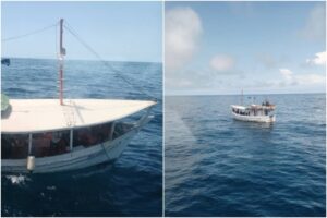 Rescataron a 8 tripulantes de una embarcación que quedó a la deriva en la Península de Macanao (+Fotos)