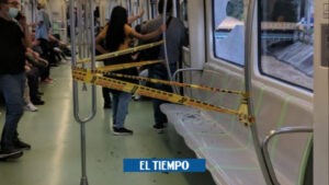 Vandalizan vagones del metro de Medellín - Medellín - Colombia