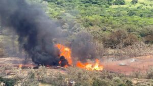 Avanzan en restablecer operación de gasoducto de Monagas tras incendio