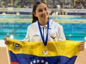 CCCAN 2022: Imponente la carabobeña Isabella Berzal, se alzó con el Oro en los 50 metros pecho (+ Video) - Venprensa