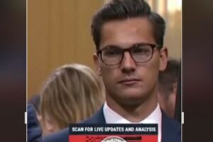 Clark Kent se hace viral en redes por “aparecer” en la audiencia pública del Capitolio de EEUU