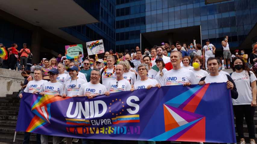 Comunidad Lgbtiq+ realizó marcha en Caracas por el reconocimiento de sus derechos