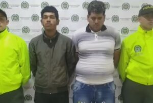 Detienen en Bogotá a dos presuntos integrantes del Tren de Aragua