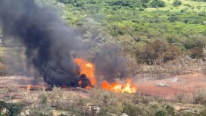 El Aissami afirma que un "ataque" causó incendio en gasoducto en Monagas