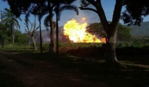 Gobierno calificó incendio en gasoducto en Monagas como un "ataque terrorista"