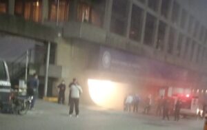 Incendio en el Banco Central de Venezuela