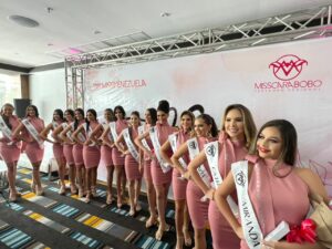 Organización Miss Carabobo realizó la imposición de bandas a sus candidatas oficiales