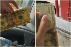 Su billete de 20 dólares “estaba demasiado deteriorado” y por eso la dejaron sin gasolina en Catia La Mar (+Video)