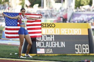 Sydney McLaughlin destroza la historia en los 400 metros vallas con un rcord de otro mundo