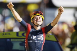 Tour de Francia: El contraataque de Pogacar ni inmuta a Vingegaard en el Alpe d'Huez