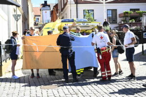 Una mujer muere en un ataque con cuchillo en un acto poltico en Suecia