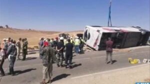 Al menos 20 muertos en un accidente de autobús en Marruecos