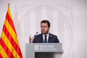 Aragonès apuesta por aprobar los Presupuestos de 2023 con la CUP y los comuns