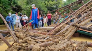Autoridades atentas ante zonas afectadas por lluvias