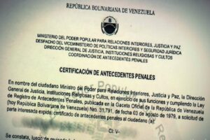 Certificado de antecedentes penales deja de ser gratuito y los venezolanos deberán cancelar un monto en dólares: ¿en cuánto quedó establecido?