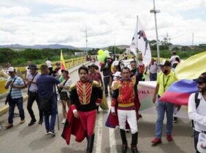 Frontera Colombia y Venezuela fiesta