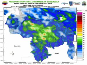 Gran parte de Venezuela, a la espera de lluvias de intensidad variable #3Ago