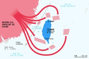 La nueva crisis del estrecho de Taiwan, explicada en cinco grficos