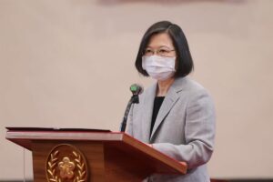 La presidenta de Taiwán recibe a la delegación de congresistas de EEUU