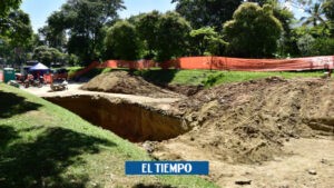 Medellín: así van los trabajos para reparar el hueco en la Av. Regional - Medellín - Colombia