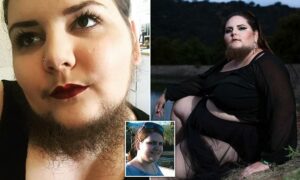 Mujer "no binaria" dice sentirse más sexy que nunca después de dejarse crecer la barba (FOTOS)