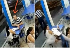 Hombre abandonó a su novia en el restaurant tras un incidente inesperado
