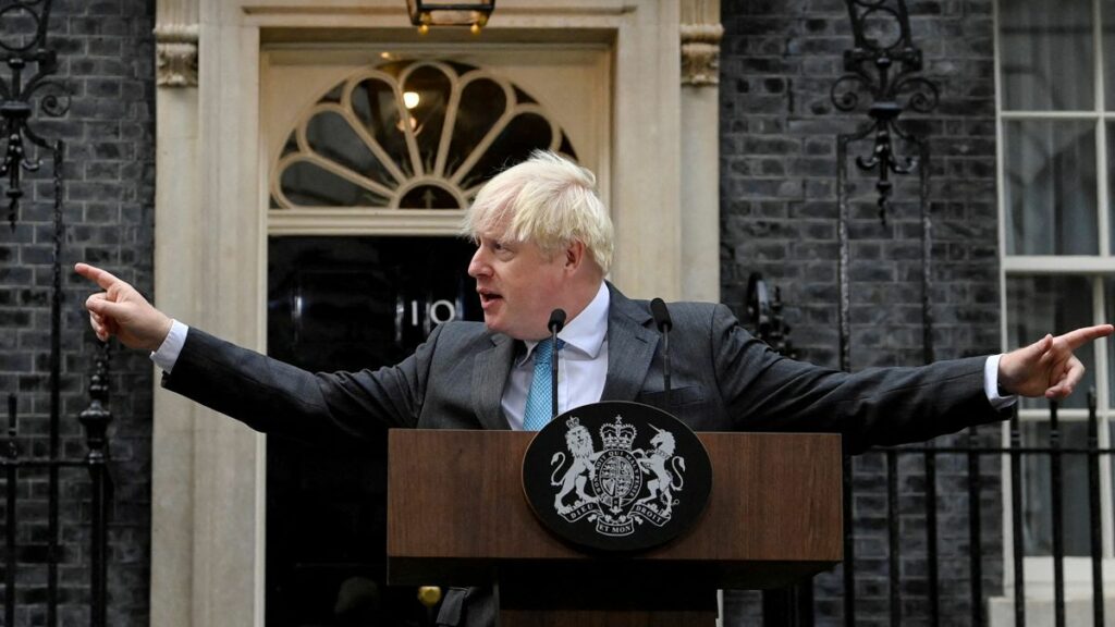 La curiosa despedida del poder de Boris Johnson: "Esto es todo, amigos"