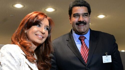 Maduro se solidariza con Cristina Fernández