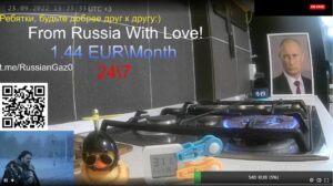 un ruso mantiene su cocina a gas prendida para burlarse de los europeos