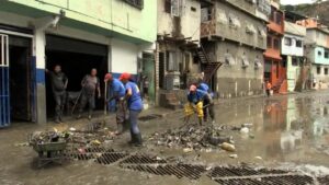 26.000 familias afectadas por las lluvias en Venezuela