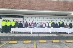 Detuvieron en operativo policial en Bogotá a 19 supuestos miembros del Tren de Aragua